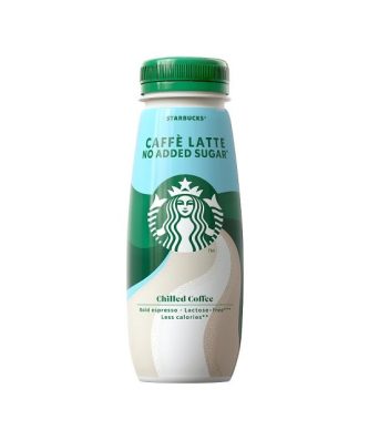 Starbucks Caffe Latte No Added Sugar 220ml 8 Pack No Refrigeration Required