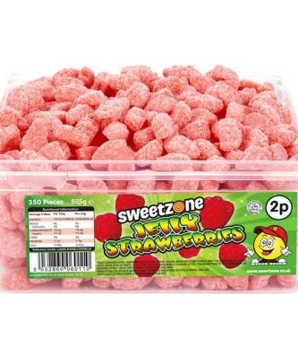 Sweetzone Tubs Jelly Strawberries 805g 2p (350 Pieces)