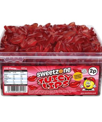 Sweetzone Tubs Juicy Lips Halal 805g 350 Pieces