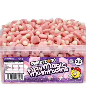 Sweetzone Tubs Fizzy Magic Mushrooms 805g 2p (350 Pieces)