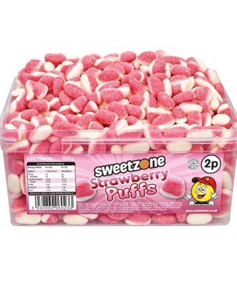 Sweetzone Strawberry Puffs Halal 805g 2p 350 Pieces