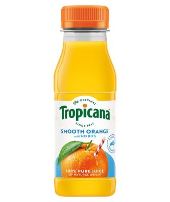 Tropicana Smooth Orange Juice with No Bits 250ml 12 Pack
