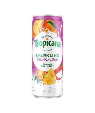 Tropicana Sparkling Tropical Twist 250ml 12 Pack