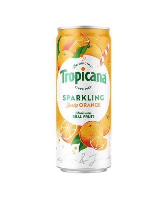 Tropicana Sparkling Zesty Orange 250ml 12 Pack