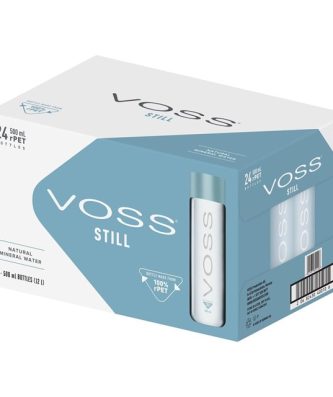 Voss Still Artesian Water From Norway 500ml (24 Pack)
