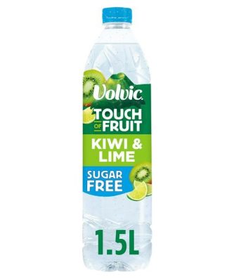Volvic Touch of Fruit Sugar Free Kiwi & Lime 1.5 Litre (6 Pack)
