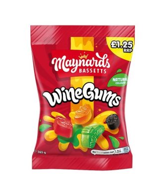 Maynards Bassetts Wine Gums 130g 10 Pack