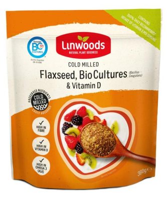 Linwoods Milled Flaxseed, Bio Cultures & Vitamin D 360g