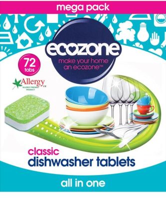Ecozone Classic Dishwasher Tablets 72 per pack