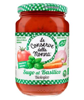 Le Conserve Della Nonna Organic Tomato & Basil Sauce 350g