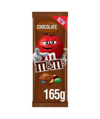 M&M's Block Chocolate 165g (16 Pack)