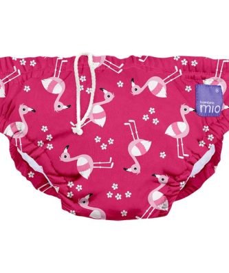 Bambino Mio Reusable Swim Nappy Pink Flamingo Large 1-2 Years
