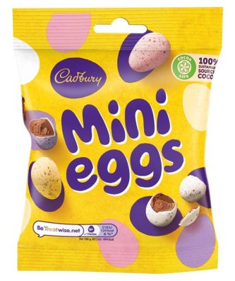 Cadburys Mini Eggs Bags 80g (24 Pack)
