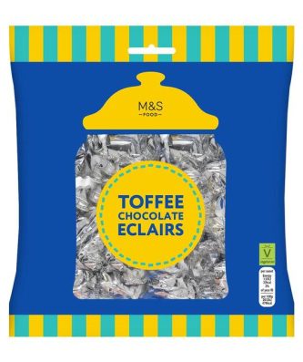 M&S Toffee Chocolate Eclairs 200g