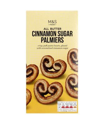 M&S All Butter Cinnamon Sugar Palmiers 100g