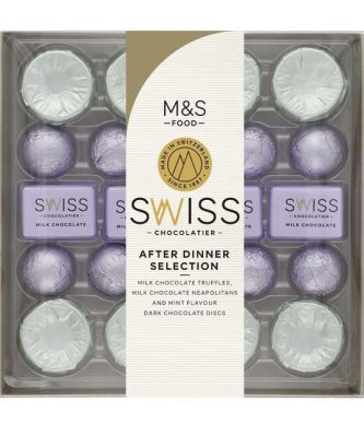 M&S Swiss After Dinner Chocolate Selection 264g