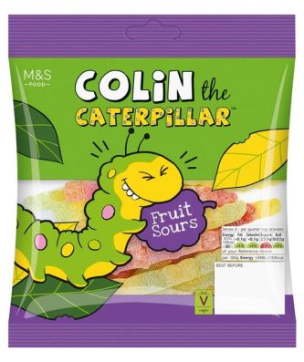 M&S Colin The Caterpillar Fruit Sours 170g