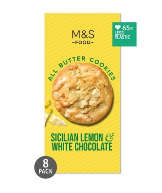 M&S Sicilian Lemon & White Chocolate Cookies 200g