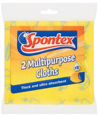 Spontex Multi-Purpose Cloth + Microfibre 2 per pack