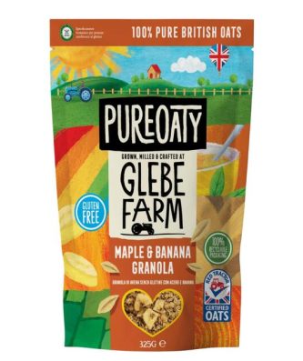 Glebe Farm Pure Oaty Gluten Free Maple & Banana Oat Granola 325g