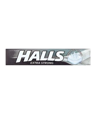 HALLS MENTHOLYPTUS EXTRA STRONG THROAT LOZENGES 33g (20 PACK)