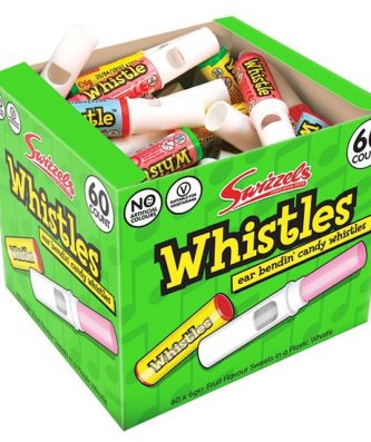 SWIZZELS CANDY WHISTLES 6g (60 Pack)
