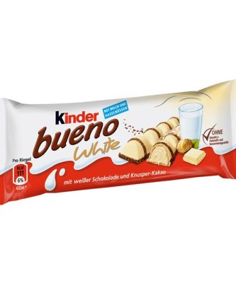 KINDER BUENO WHITE CHOCOLATE Twin Bars (30 PACK)