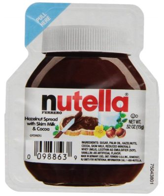 Nutella Hazelnut Spread with Cocoa 15g 120 Pack
