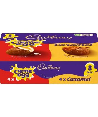 Cadburys Creme Egg & Caramel Egg 8 Pack