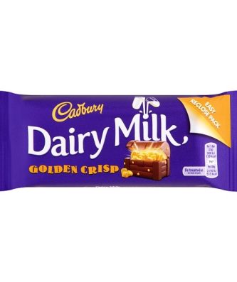DAIRY MILK IRISH GOLDEN CRISP 54g (48 PACK)