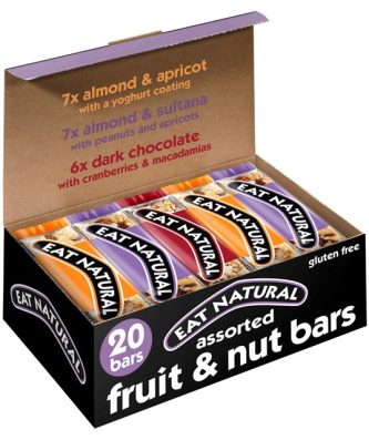 Eat Natural Fruit & Nut Bars Assorted Box 45g & 50g 20 Pack