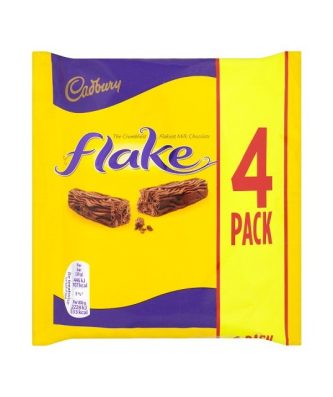 Cadburys Flake 80g 4 Pack Multipack 20 pack