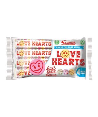 Swizzels Love Hearts 105g (12 x 4 Pack)
