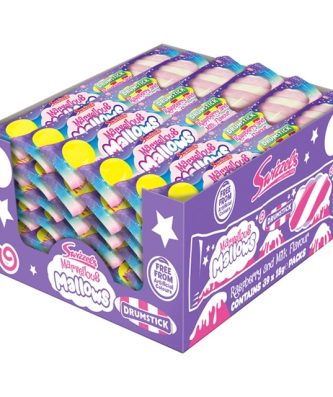 Swizzels Marvellous Mallows Drumstick Raspberry & Milk Flavour 18g 39 Pack