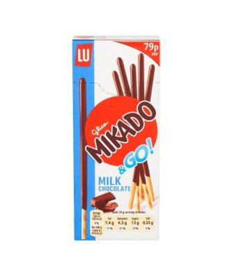 Lu Mikado & Go Milk Chocolate 39g 79p (24 Pack)
