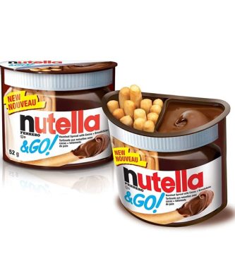 Nutella & Go Hazelnut Spread with Cocoa & Breadsticks 48g 12 Pack
