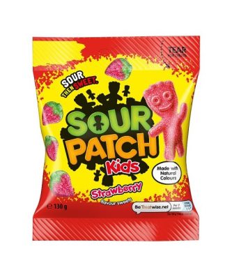 Sour Patch Kids Strawberry 130g 10 Pack