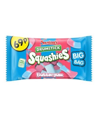 Swizzels Squashies Bubblegum 60g 69p (30 Pack)