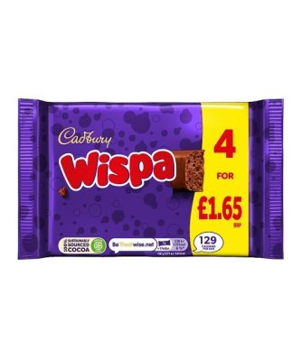Cadburys Wispa 94.8g £1.65 11 x 4 Pack