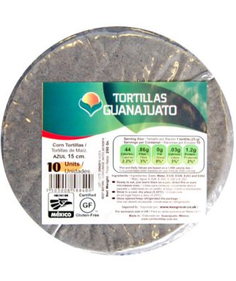 15cm Blue Corn Tortillas 250g