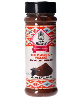 Sazon Natural Ancho Chilli Powder 50g