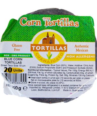 10cm Blue Corn Tortilla 250g