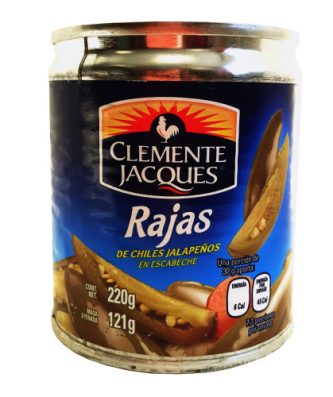 Clemente Jacques Jalapeno Chillies in Slices 220g