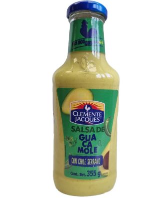 Clemente Jacques Guacamole Sauce with Serrano 355g