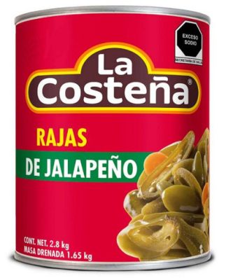 La Costena Jalapeno Slices 2.8kg