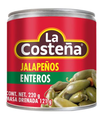 La Costena Jalapeno Chillies Whole 220g
