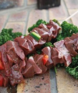 Brochette de Foie de Génisse Bio (race limousine) – 200g