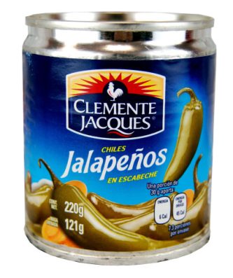 Clemente Jacques Jalapeno Chillies Whole 220g