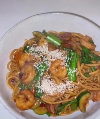 Teriyaki Prawn Udon