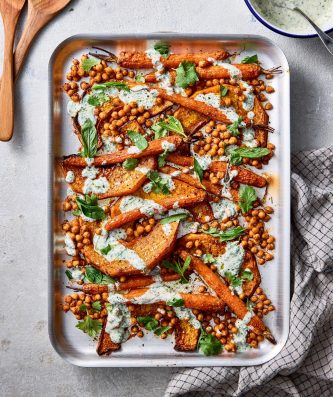 Baby Carrot, Pumpkin and Chickpeas